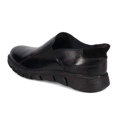 ランバンオンブルー LANVIN en Bleu  スリッポンカジュアルシューズ　86580 BLACK 25.0