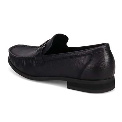 アビーロード ABBEY ROAD ビット金具付きスリッポンビジカジシューズ　AB9513 BLACK 25.0