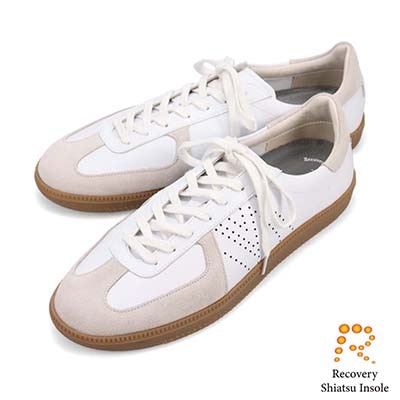 モデロ MODELLO 「Recovery Shiatsu Insole」搭載で指圧効果により血行を115％促進。カジュアルスニーカー　DM10R WHITE 25.0