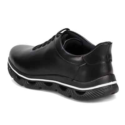 モデロ MODELLO 「Recovery Shiatsu Insole」搭載で指圧効果により血行をよくする。 レザースニーカー　DM3342R BLACK 25.0