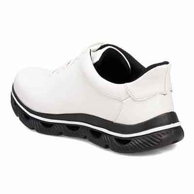 モデロ MODELLO 「Recovery Shiatsu Insole」搭載で指圧効果により血行をよくする。 レザースニーカー　DM3342R WHITE 25.0