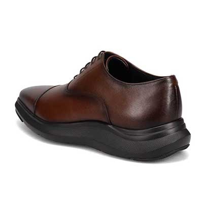 モデロ MODELLO 「リカバリーインソール」搭載で指圧効果により血行を115％促進。内羽根ストレートチップドレスカジュアルシューズ　DM3351R BROWN 25.0