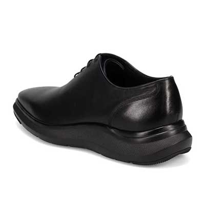 モデロ MODELLO 「リカバリーインソール」搭載で指圧効果により血行を115％促進。ホールカットドレスカジュアルシューズ　DM3352R BLACK 25.0