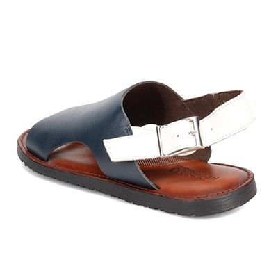 世界初のカバロス加工シリーズ モデロ MODELLO レザーサンダル　DM5131 NAVY/C 40 (25.0～25.5)