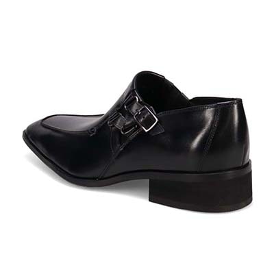 モデロ MODELLO 「リカバリーインソール」搭載で指圧効果により血行を115％促進。モンクストラップ ドレスシューズ　DM5520XR BLACK 25.0