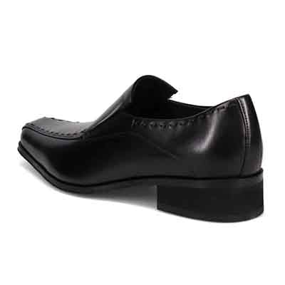 モデロ MODELLO 「リカバリーインソール」搭載で指圧効果により血行を115％促進。スワールモカスリッポンドレスシューズ　DM5525XR BLACK 25.0