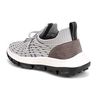 モデロ MODELLO 「リカバリーインソール」搭載で指圧効果により血行を115％促進。Recoveryメッシュニットスニーカー　DM6528R GRAY M