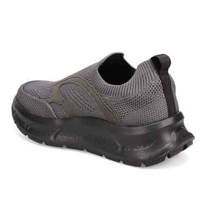 モデロ MODELLO 「Recovery Shiatsu Insole」搭載で指圧効果により血行をよくする。厚底ニット スリッポンスニーカー　DM6531R D-GRAY 25.0