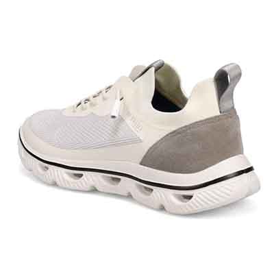 モデロ MODELLO 「リカバリーインソール」搭載で指圧効果により血行を115％促進。Recoveryニットスニーカー　DM6533R WHITE/BLUE M