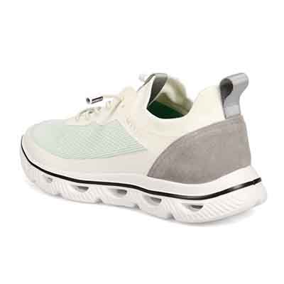 モデロ MODELLO 「リカバリーインソール」搭載で指圧効果により血行を115％促進。Recoveryニットスニーカー　DM6533R WHITE/GREEN M