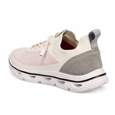 モデロ MODELLO 「リカバリーインソール」搭載で指圧効果により血行を115％促進。Recoveryニットスニーカー　DM6533R WHITE/RED M