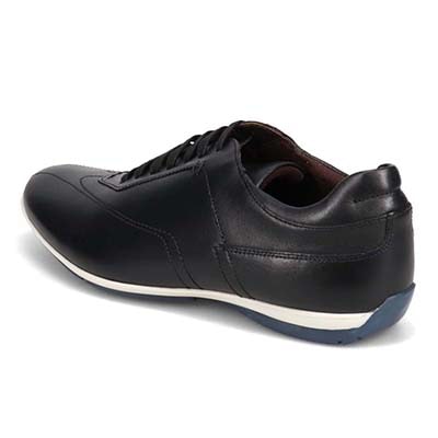 【抗菌消臭機能】モデロ MODELLO  さまざまなシーンに合わせやすい ドレスレザースニーカー DM6922 BLACK 25.0