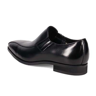 【GORE-TEX】モデロ MODELLO ゴアテックス 高級 スワールモカ スリッポン ドレスシューズ DM853G BLACK 25.0