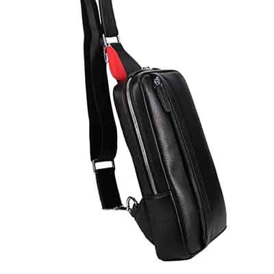 モデロ MODELLO　メンズ本革ボディバッグ　DMB1214 BLACK FREE