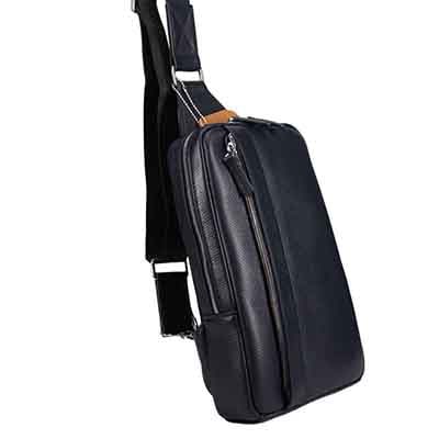 モデロ MODELLO　メンズ本革ボディバッグ　DMB1214 NAVY FREE