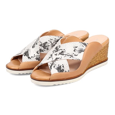 モデロ MODELLO ナチュラルミュールサンダル  DML1912 WHITE 23.0