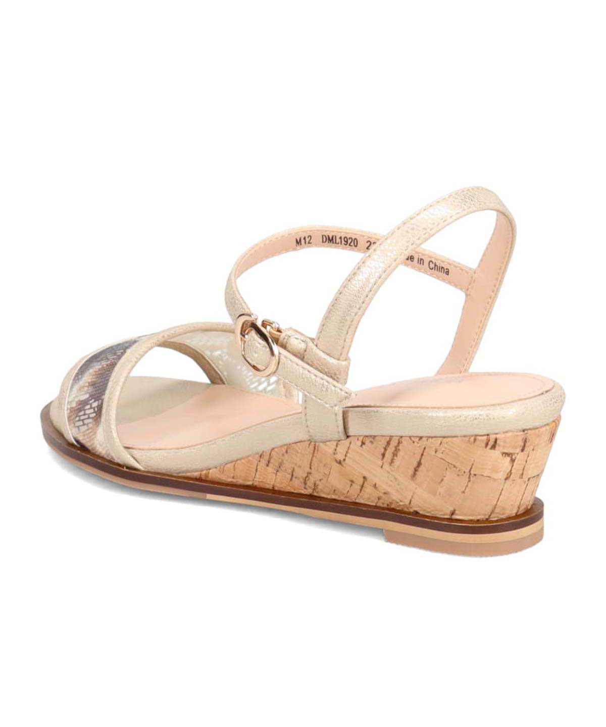 モデロ MODELLO ウェッジサンダル  DML1920 GOLD 23.0