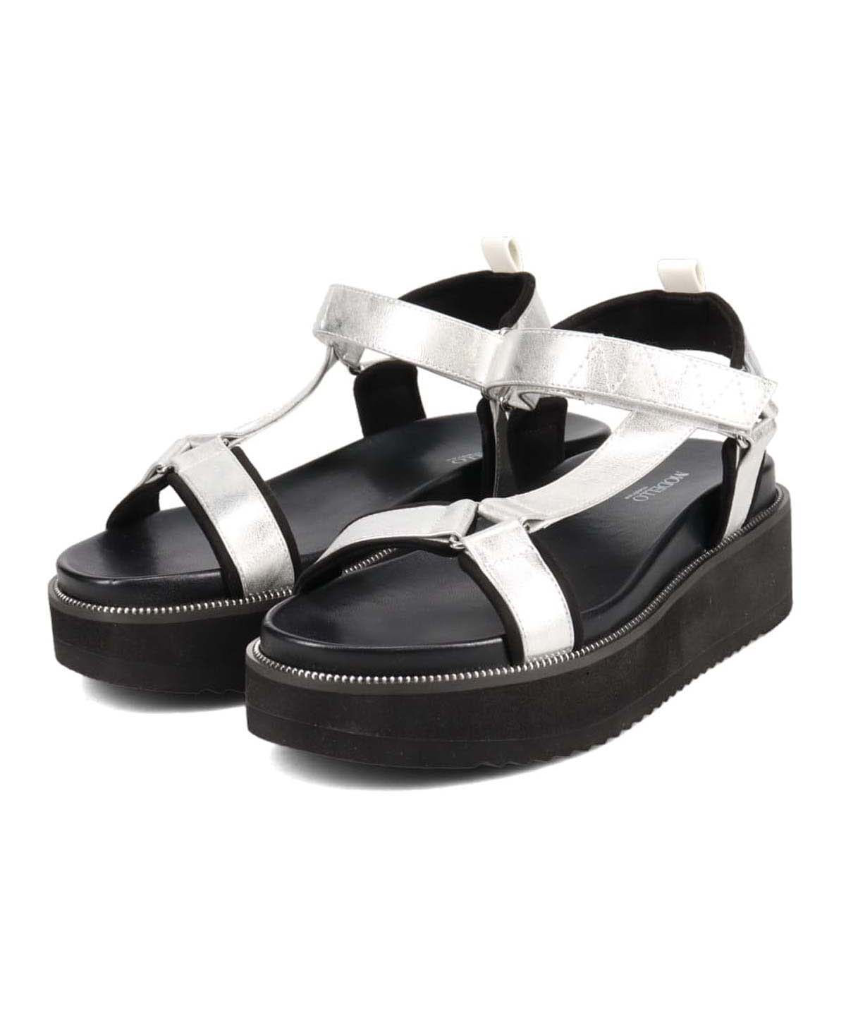 モデロ MODELLO ウェッジサンダル  DML1926 SILVER M　(23.0～23.5)