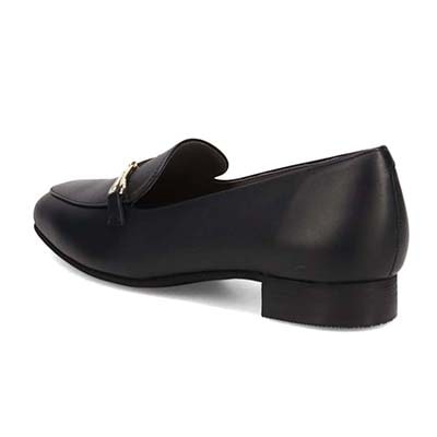 【撥水仕様】モデロ MODELLO スクエアトゥ ビット付きモカパンプス　DML3500 ETHANE/C 23.0