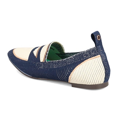 世界初のカバロス加工  モデロ MODELLO ふんわりインソール 超軽量でトラベルバッグにすっぽり入る ニットローファーシューズ  DML5042 BEIGE-M 23.0