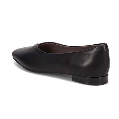 【撥水仕様】モデロ MODELLO 2.0cmヒール バレエシューズ  DML5501 BLACK 23.0