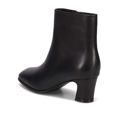 【撥水仕様】モデロ MODELLO 5.5cmヒール エレガンスショートブーツ  DML5502 BLACK 23.0