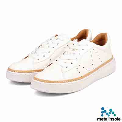 モデロ MODELLO metaインソール搭載シューズ レースアップスニーカー  DML6049MT WHITE 23.0