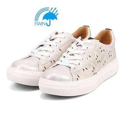 【撥水仕様】モデロ MODELLO ローカットスニーカー　DML6051 SILVER 23.0