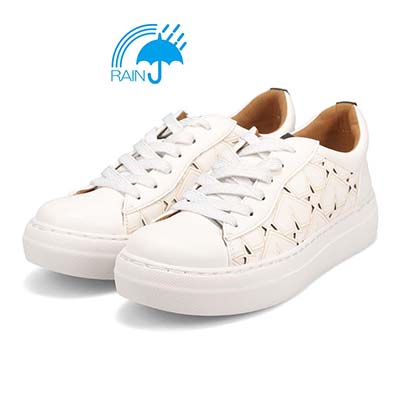 【撥水仕様】モデロ MODELLO ローカットスニーカー　DML6051 WHITE 23.0