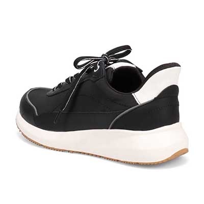 モデロ MODELLO 「リカバリーインソール」搭載で指圧効果により血行を115％促進。Recovery軽量ソールナイロンスニーカー　DML6067R BLACK 23.0