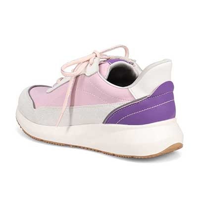 モデロ MODELLO 「リカバリーインソール」搭載で指圧効果により血行を115％促進。Recovery軽量ソールナイロンスニーカー　DML6067R LAVENDER 23.0