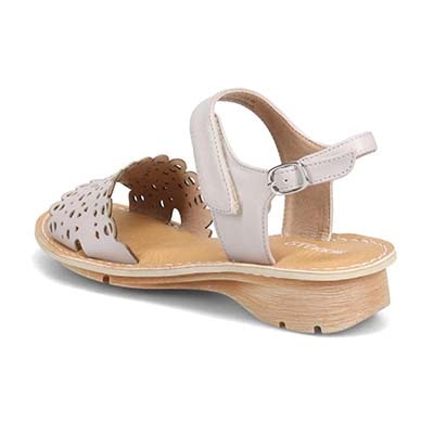 モデロ MODELLO カットワークサンダル　DML7155 GRAY M　(23.0～23.5)