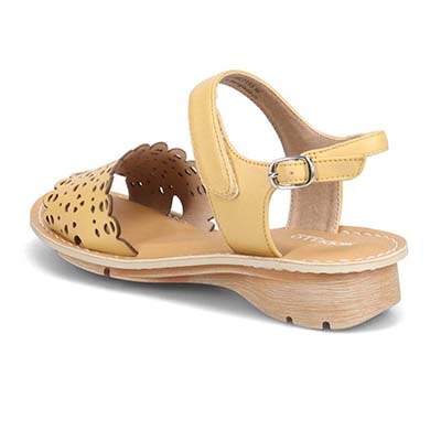 モデロ MODELLO カットワークサンダル　DML7155 MUSTARD M　(23.0～23.5)