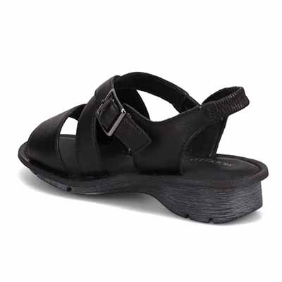 モデロ MODELLO 　ナチュラルレザーフットベットサンダル　DML7156 BLACK M　(23.0～23.5)