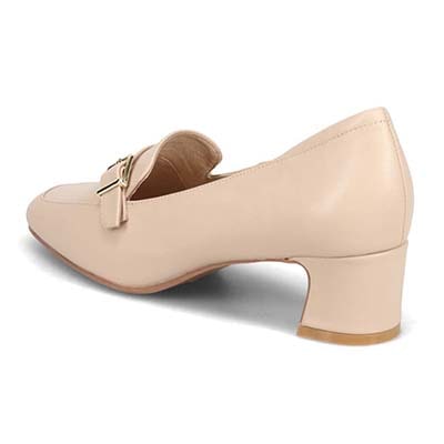 【撥水仕様】モデロ MODELLO ベルテッドローファーパンプス　DML8802 L-BEIGE 23.0