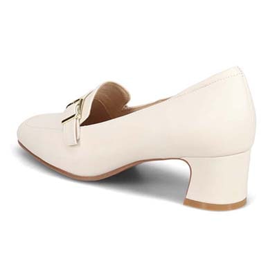 【撥水仕様】モデロ MODELLO ベルテッドローファーパンプス　DML8802 L-BEIGE 23.0