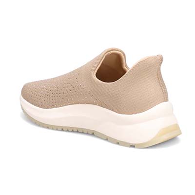 【撥水仕様】モデロ MODELLO ニットスリッポンスニーカー　DML8806 BEIGE 23.0