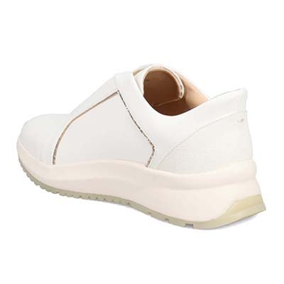 【撥水仕様】モデロ MODELLO スリッポンスニーカー　DML8807 WHITE 23.0