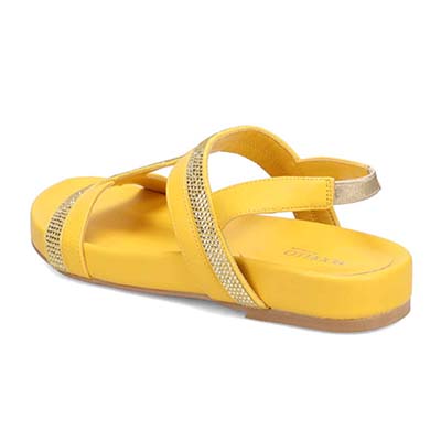 モデロ MODELLO フットベッドミッドソールサンダル　DML8808 YELLOW M（23～23.5）