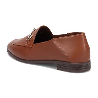 【撥水仕様】モデロ MODELLO 「Recovery Shiatsu Insole」搭載で指圧効果により血行をよくする。1.5cmヒール ビットローファー  DML8812XR BROWN 23.0