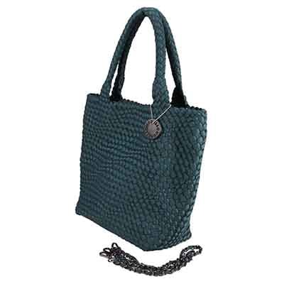 モデロ MODELLO 艶のあるメッシュ素材の大人アイテム メッシュバッグ　DMLB110 NAVY FREE