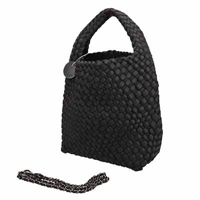 モデロ MODELLO 艶のあるメッシュ素材の大人アイテム メッシュバッグ　DMLB111 BLACK FREE