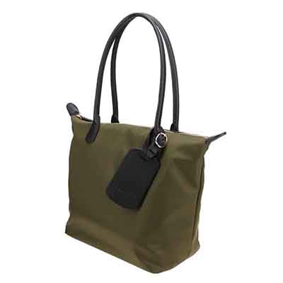 モデロ MODELLO　【王道キレイめ】高機能デイリーナイロントートバッグ　DMLB400 KHAKI FREE