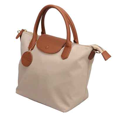 モデロ MODELLO　【王道キレイめ】2WAY高機能デイリーナイロントートバッグ　DMLB401 L-BEIGE FREE