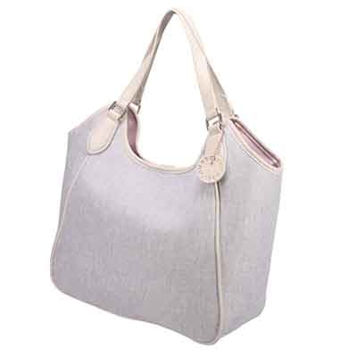 モデロ MODELLO　大人女性のためのエレガント キャンバストートバッグ　DMLB501 GRAY FREE