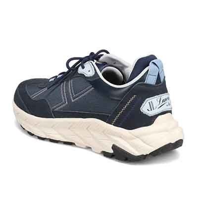 ランバンオンブルー LANVIN en Bleu 「Recovery Shiatsu Insole」搭載で指圧効果により血行をよくする。100周年記念モデルのアーバンエッジスニーカー EB3035XR NAVY 25.0
