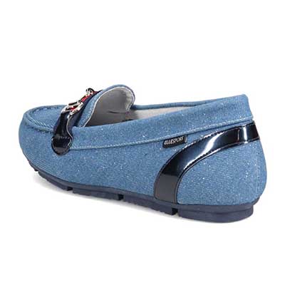 エル スポーツ ELLESPORT カジュアルビットモカシン ESP10663A BLUE-TX 23.0