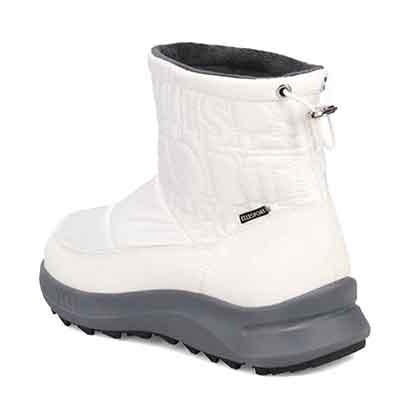 エル スポーツ ELLESPORT 撥水キルティング　スノーブーツ　ESP12581 WHITE 23.0