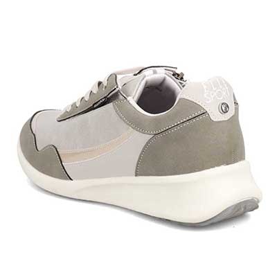 【撥水仕様】エル スポーツ ELLE SPORT 防水・防滑スニーカー　ESP12587V GRAY 23.0