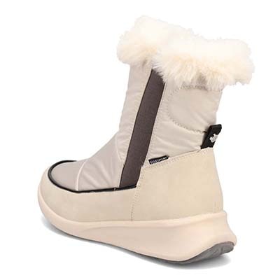 【防水仕様】エル スポーツ ELLESPORT BLACK LABELシリーズ　ファー付きブーツ　ESP12589 IVORY 23.0